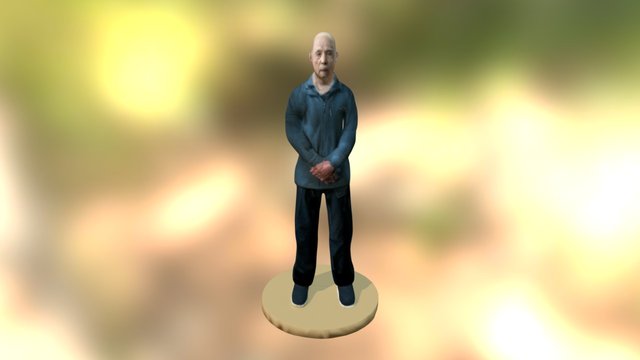 Oldman 3D Model