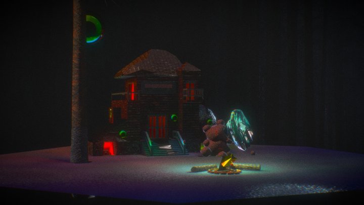 Home of the watching eye 3D Model