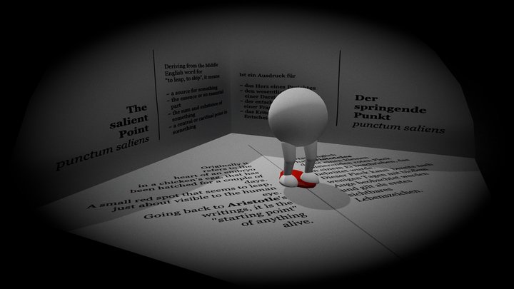 Der springende Punkt  |  The salient Point 3D Model