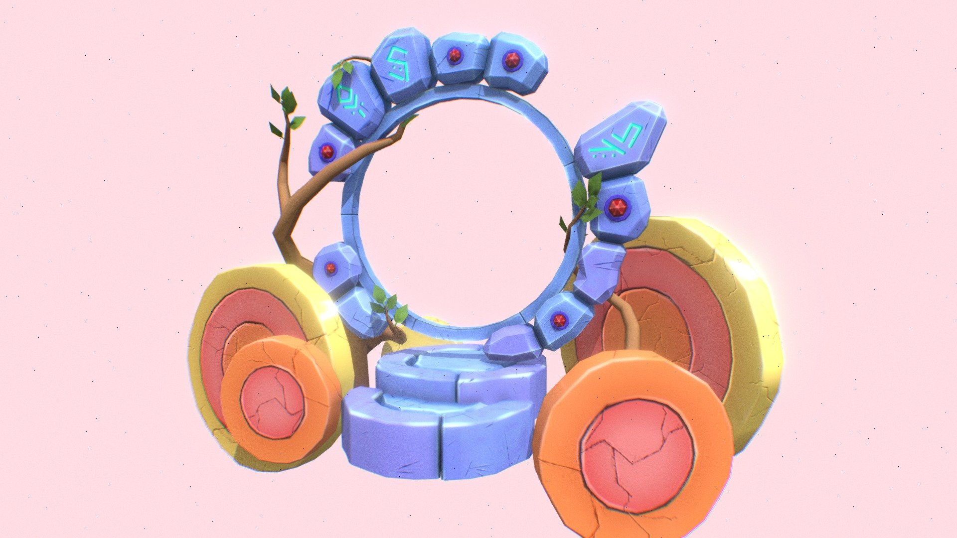 Fantasy Handpainted Portal - 3D model by CHAOSRU (@chaosru_jp) [e5d9625 ...