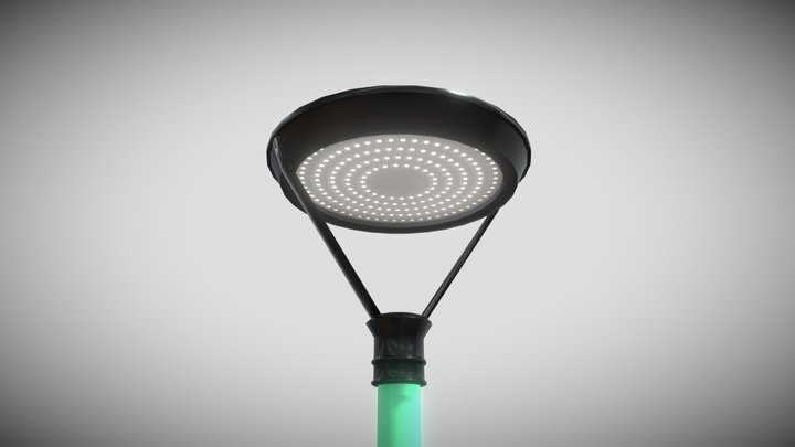 Streetlight Luminaire 3D Model
