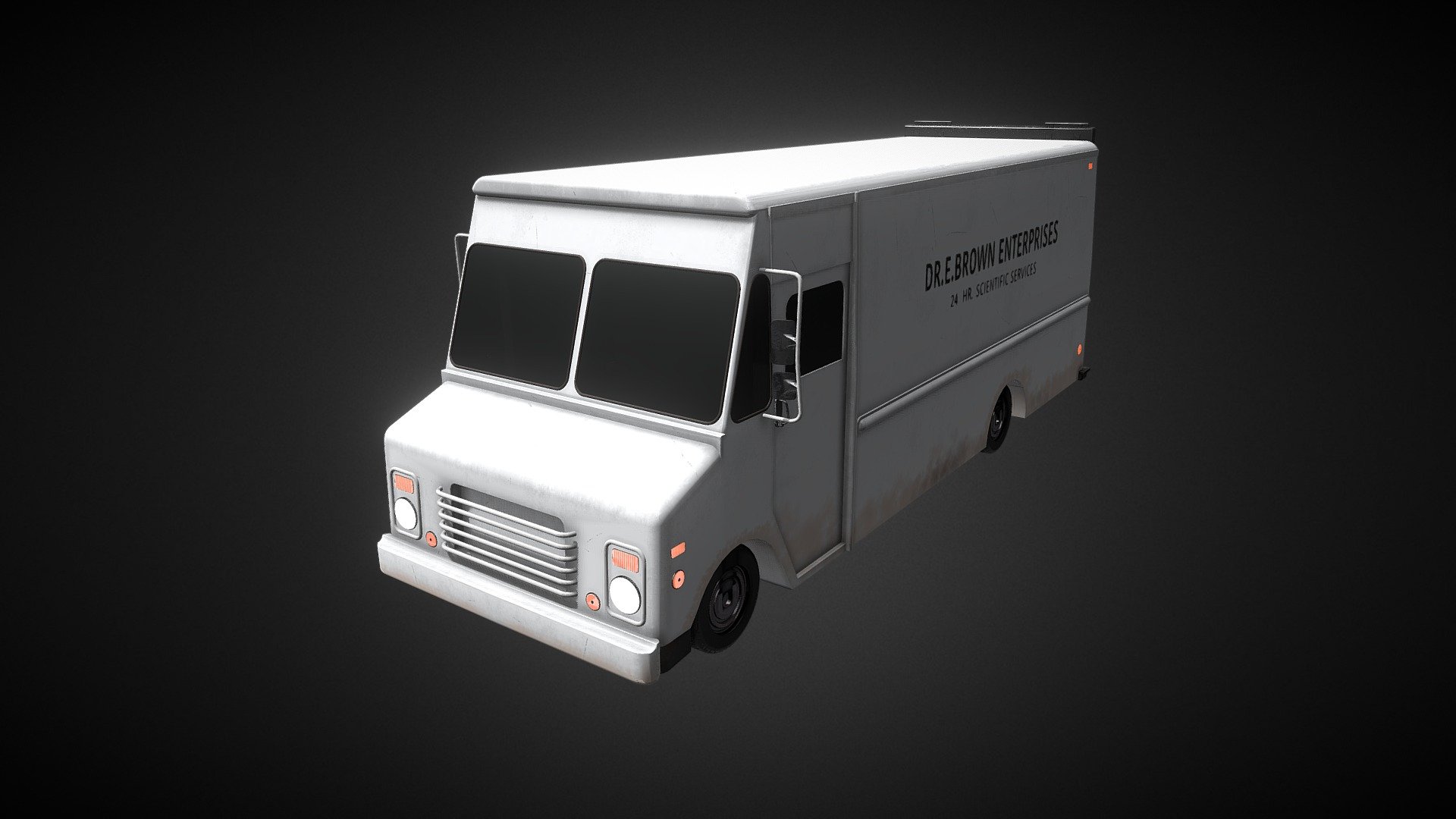 Doc Brown's GMC Van 3D model by TAIGAZOE [e5db995] Sketchfab