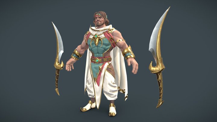 Personal project - Abd Rahman I 3D Model
