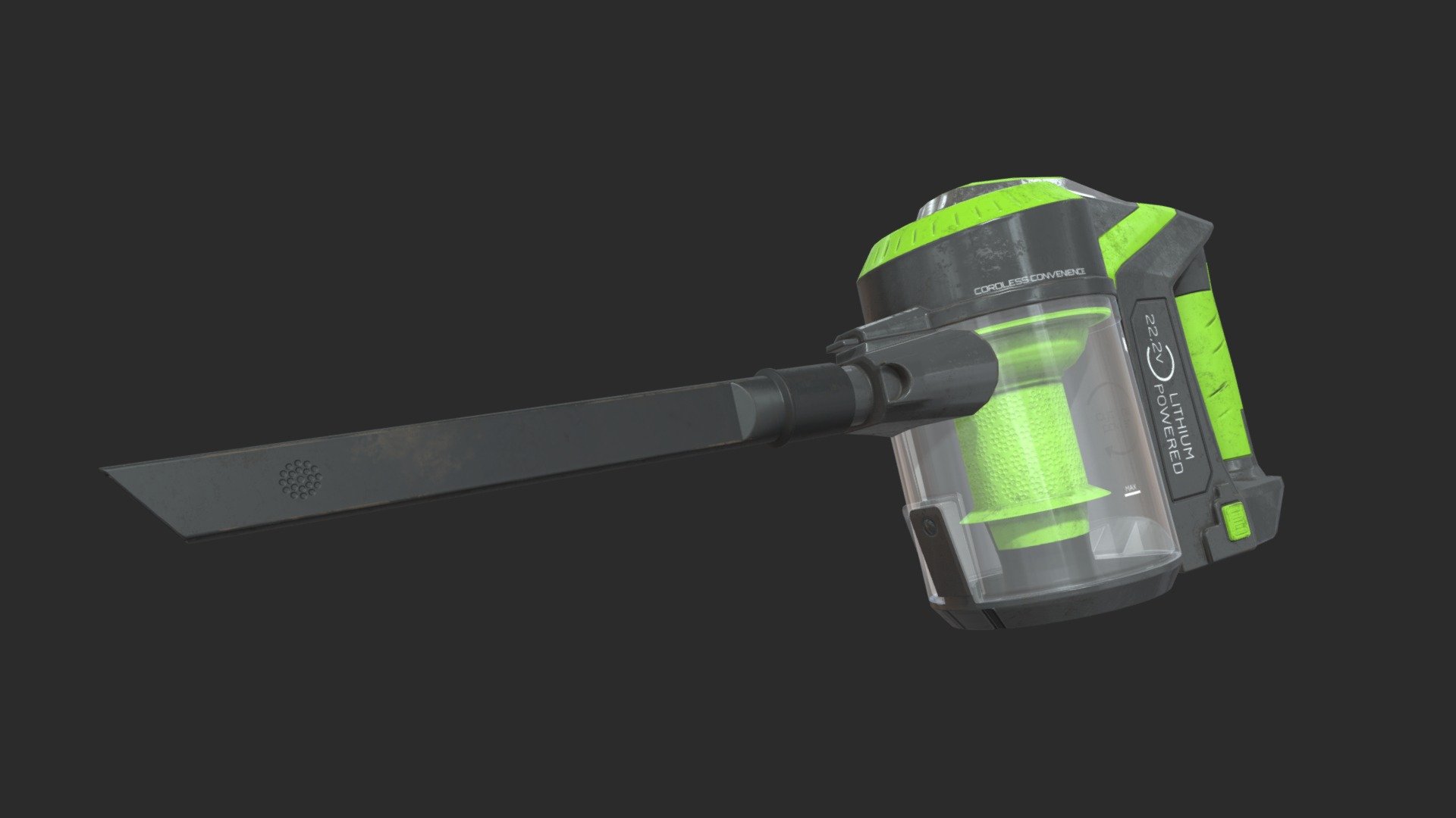 DOMO Handheld Vacuum Cleaner — Sketchfab embed 3D viewer
