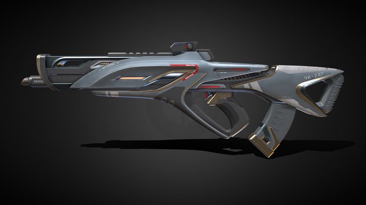 Apex Legends VK-47 Flatline Negative Zone – Kostenloses 3D-Modell STL