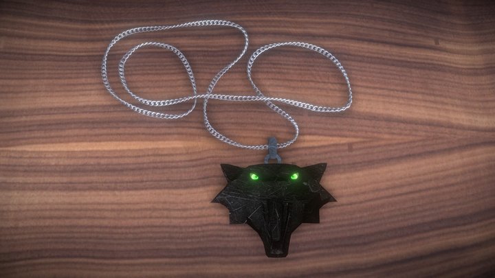 Cat Medallion from Witcher 3D Model