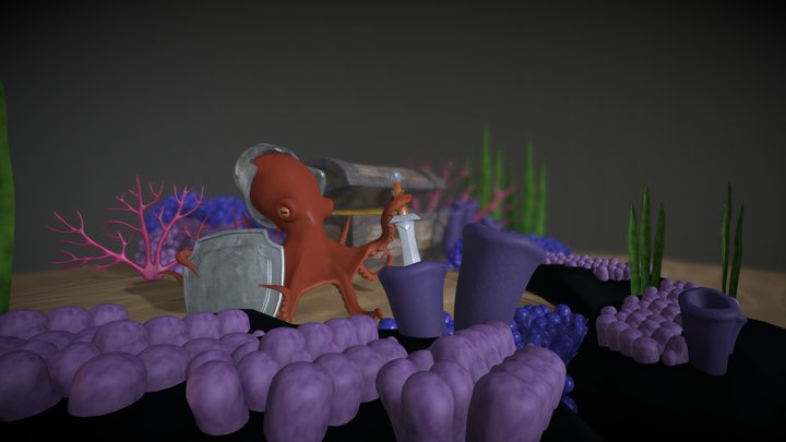 Treasure Guard 3D Model