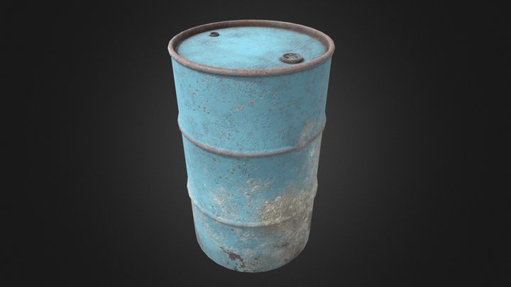 drum_aged 3D Model