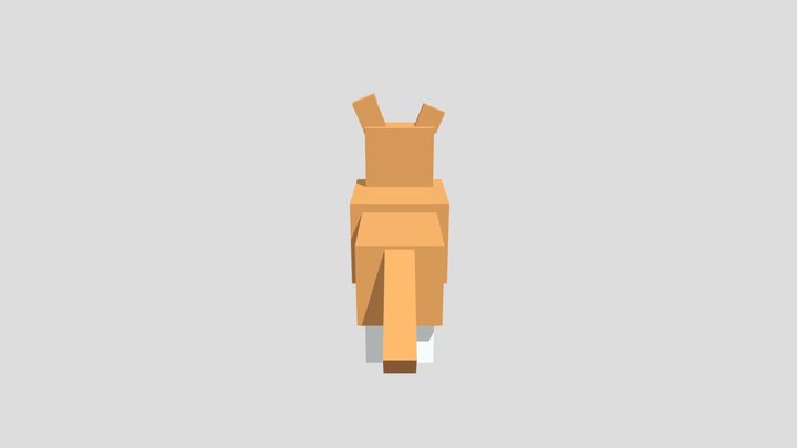 Wiggly Corgi 3D Model