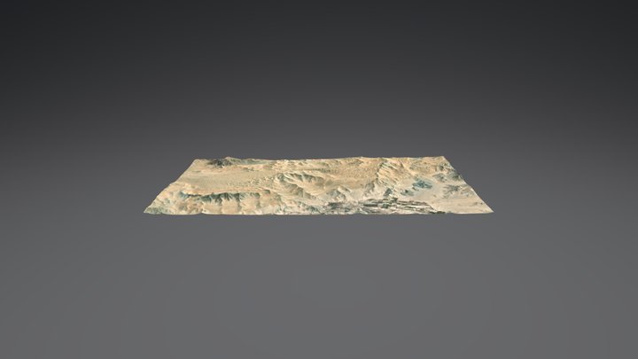 Desierto Atacama 2 (30m resolución) 3D Model