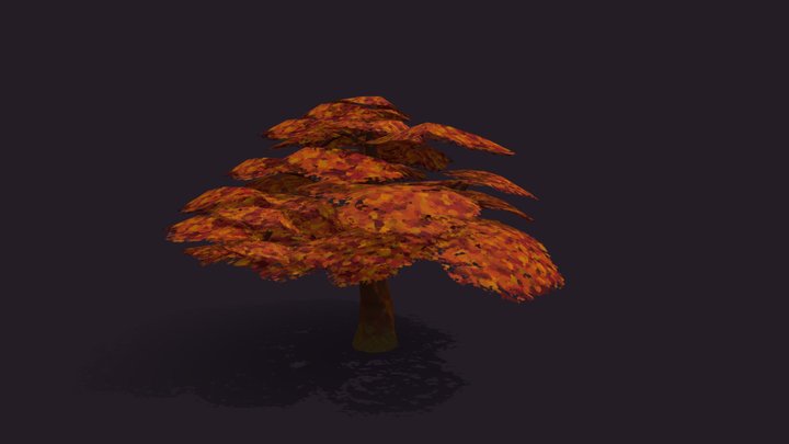 Hayabusa: Force of the Wind | Autumn Tree 3D Model