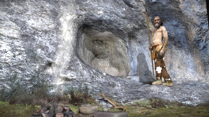 Abrigo del Melgar. Arte rupestre Quesada. 3D Model