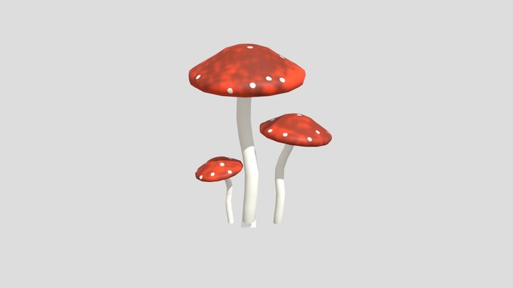 Mushrooms 3D Model