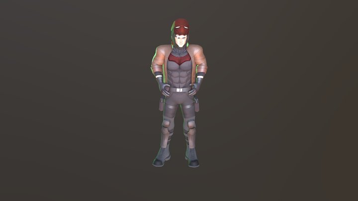 Red Hood Maya Rig 3D Model