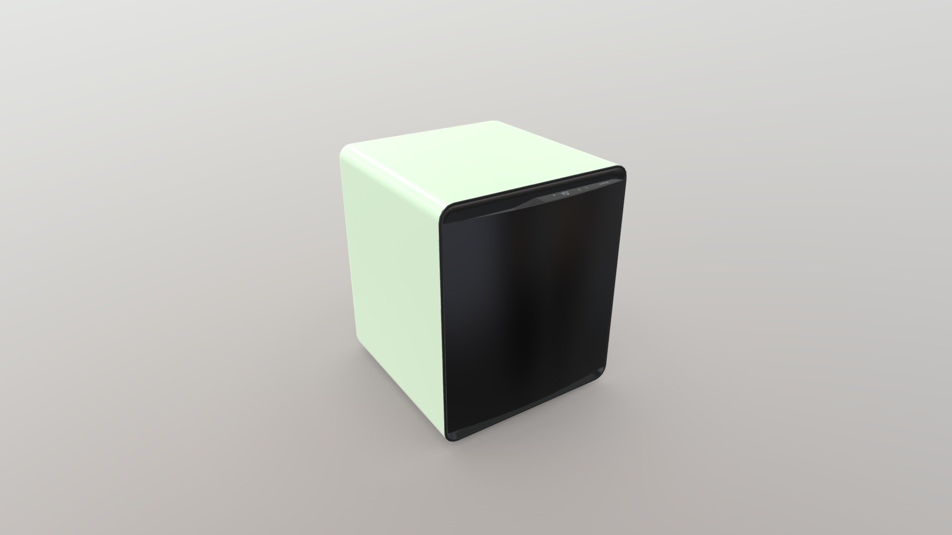 Bespoke Cube Refrigerator 25 liter - Buy Royalty Free 3D model by ...