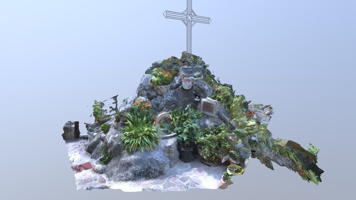 fotogrammetria croce Orsomarso Cosenza 3D Model
