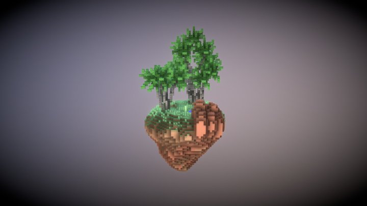 Skyblock Island (1) 3D Model