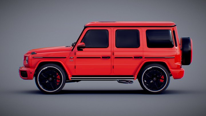 Mersedes-Benz G63 AMG 3D Model