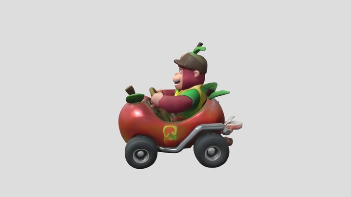 Cindya Apple(Apple Gorilla) – Modèle 3D gratuit STL