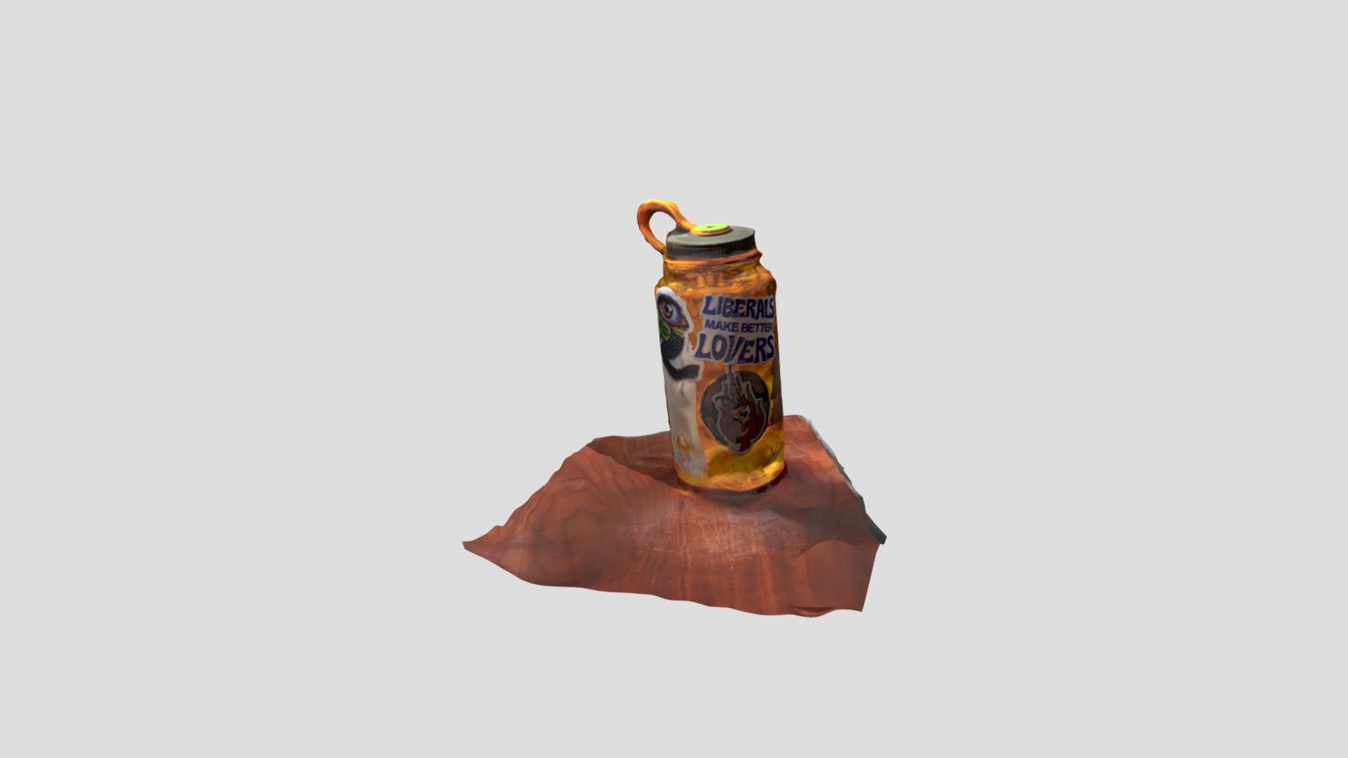 Ugly Water Bottle - Download Free 3D model by tonesoul [e5e3cf8 