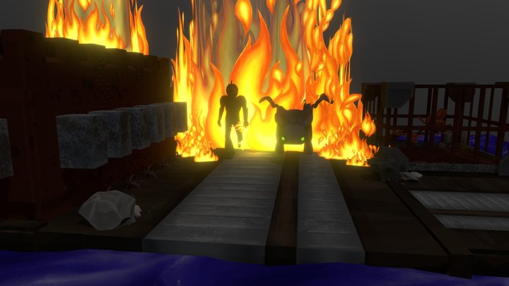 Diorama HTTYD 3D Model