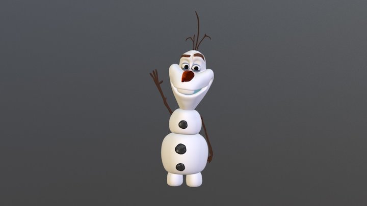 Olaf (FAN ART) 3D Model