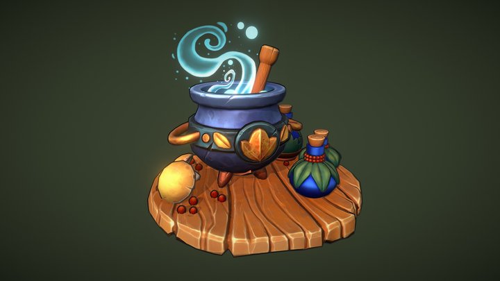 Forest Witch 3D Model