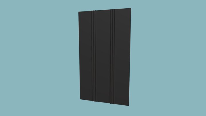 Lambril Gomo em V - Alfechapas 3D Model