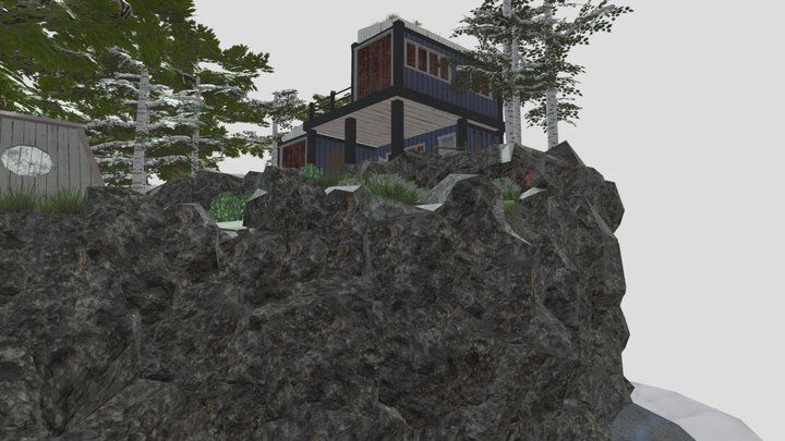DAE Diorama - Eco house 3D Model