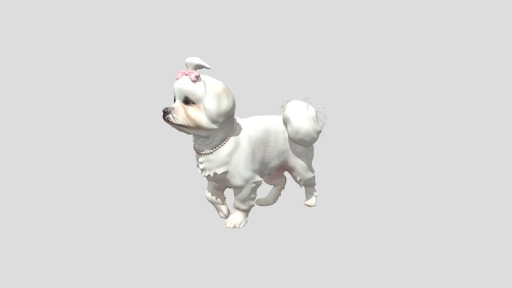 Pearl Princess Dog – Kostenloses 3D-Modell STL