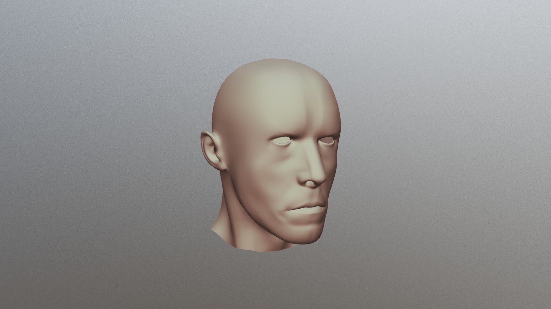 Realistic Head - 3d Model By Fernando Estrela 3d (@fernandoestrela3d 