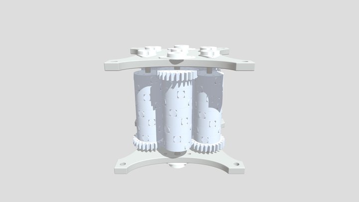 Flux Mill / Magnetic Wind Mill 3D Model