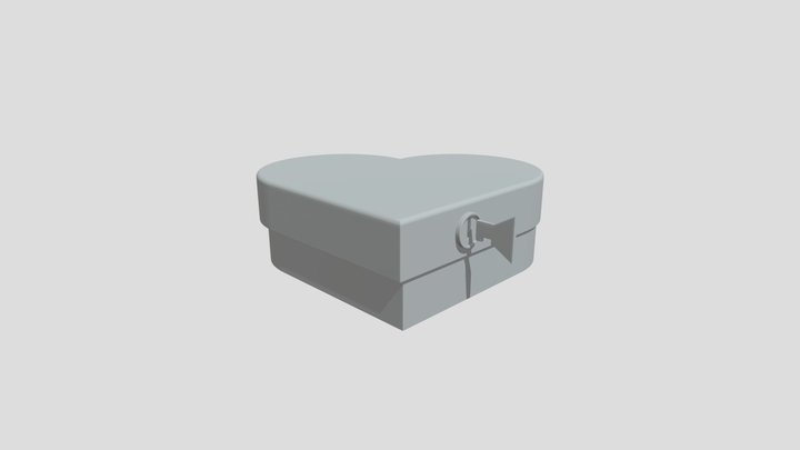 Assembly Design Project - Heart Box with lock 3D Model
