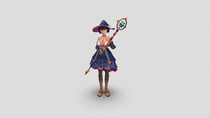 Star Witch 3D Model
