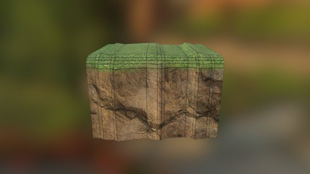 Cliff Wall 3D Model