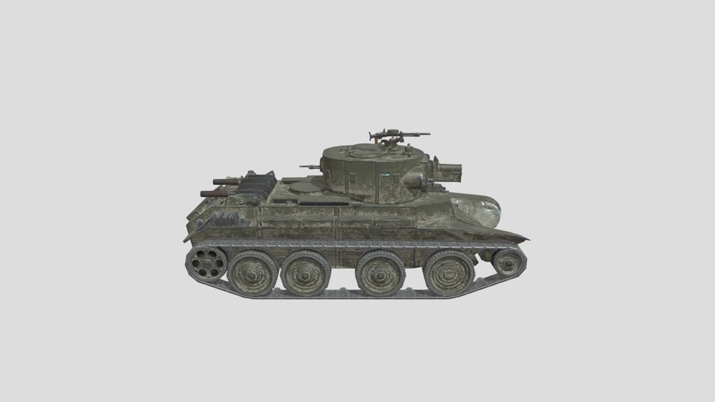 BT-7 artillery