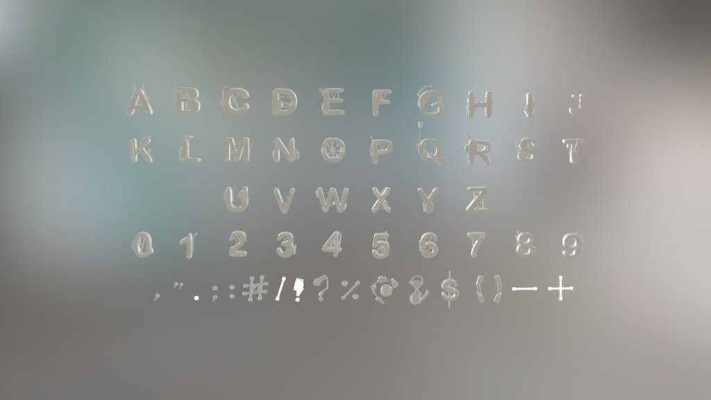 Synthetic Alphabet - Download Free 3D model by twaddle (@switchbit ...