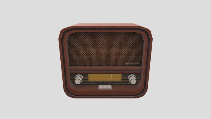VintageRadio 3D Model