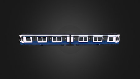 S1/2 Metro for Cities Skylines 3D Model