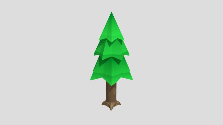 Low Poly Tree 3D Model