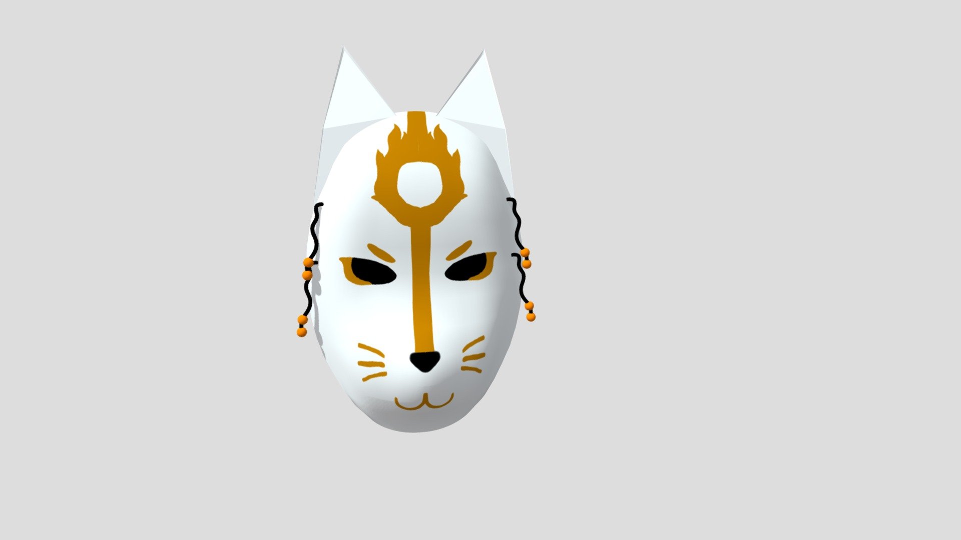 Custom Kitsune Mask 3D model by Kyjardo Kloos (KyjardoKloos