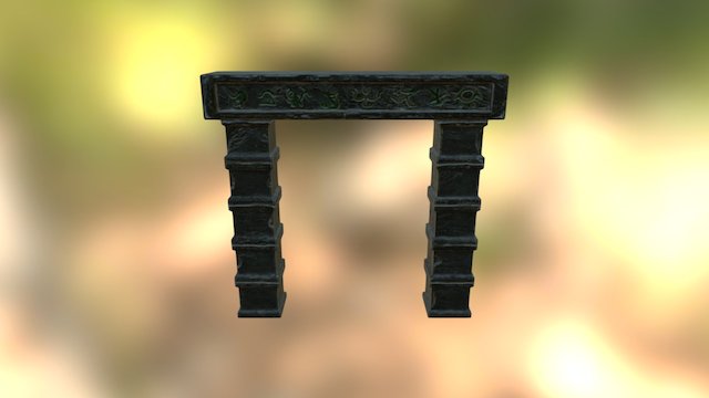 Stone Portal 3D Model