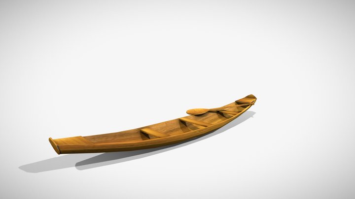 Canoa-de-um-pau 3D Model