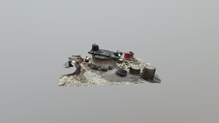 Camp Kitchen 3D Model