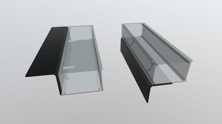 Proframe Decking Detail 8 - DECKING TRIM 3D Model
