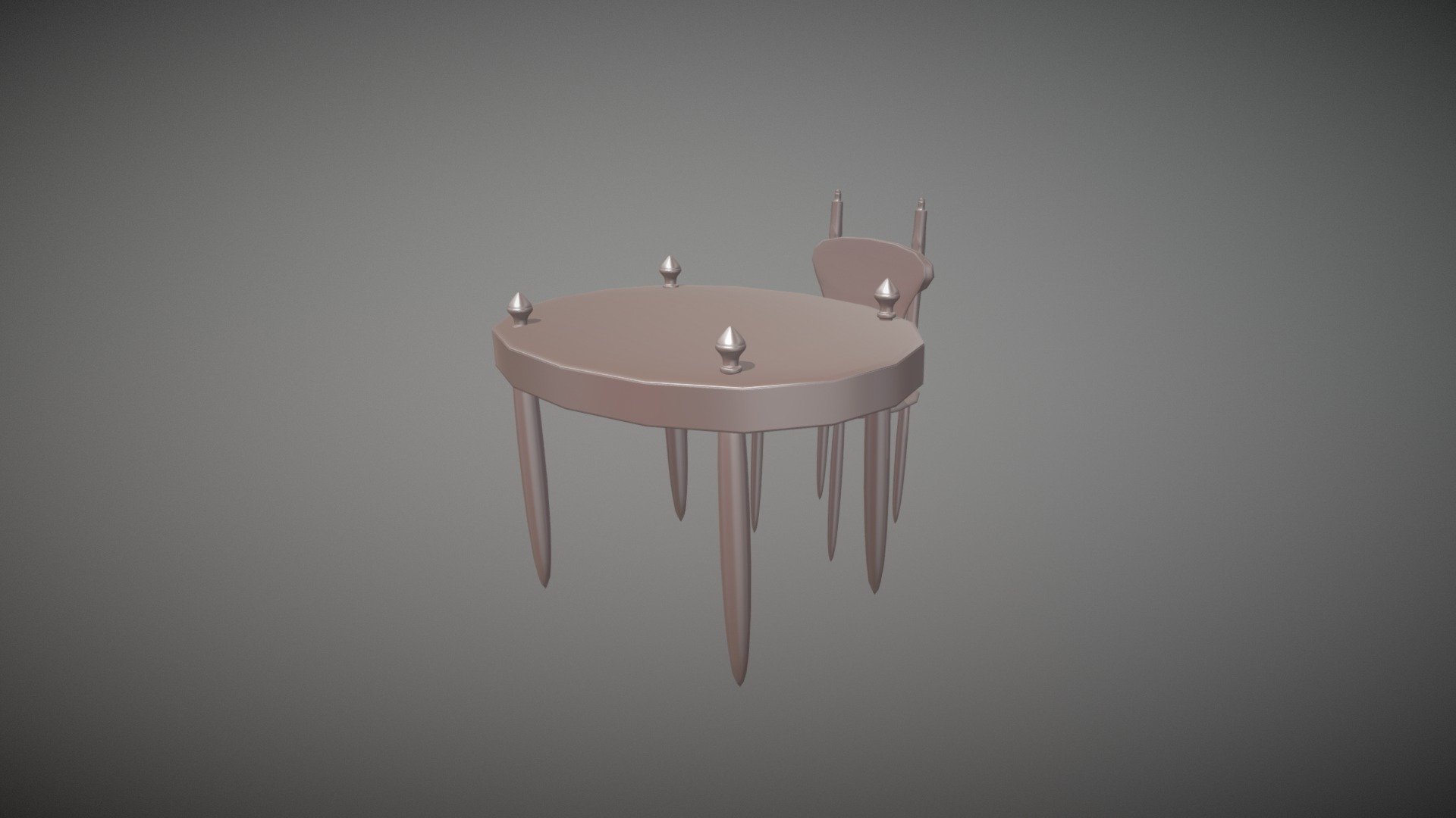 Chairtablemodel scene