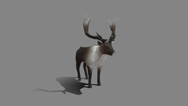 Reindeer 3D Model
