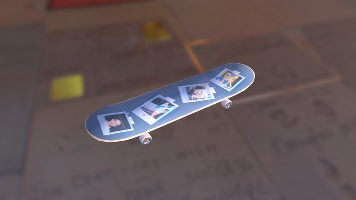 My Skateboard 3D Model