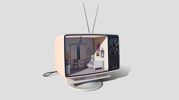 Ordinary Behavior 2 - Television 3D Model