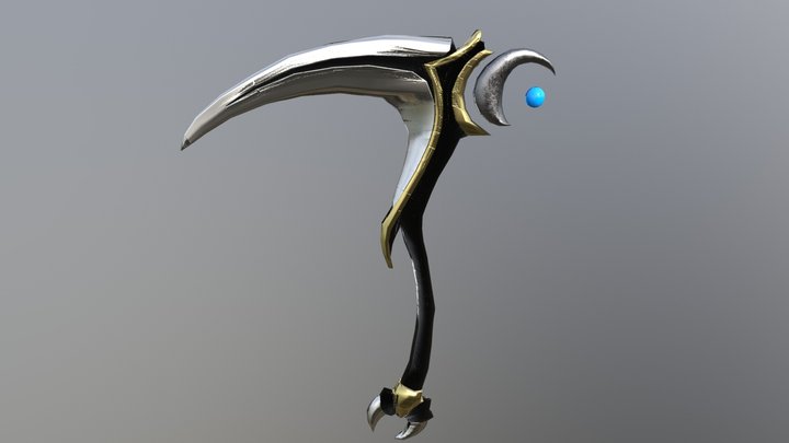 Weapon: Scythe Texture 3D Model